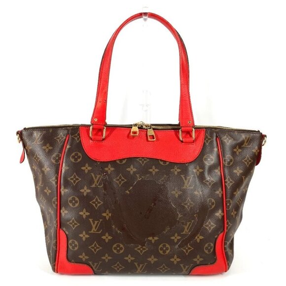 LOUIS VUITTON M51193 Monogram Estrella Bicolor Shoulder Bag Coklico Red/Brown - Picture 1 of 16